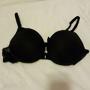 Smart and Sexy Padded Black Bra 36B